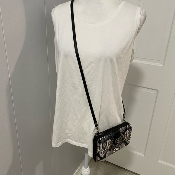Sakroots large smartphone crossbody bag clutch purse adjustable strap EUC - Picture 6 of 10